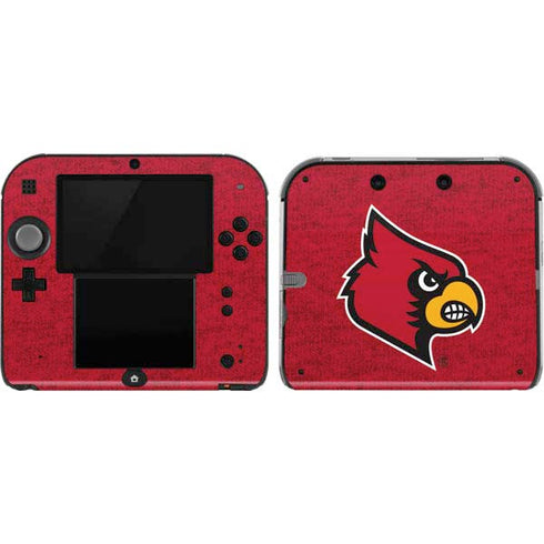 University of Louisville Red Background Nintendo Skins
